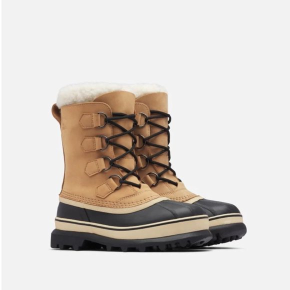 Sorel Shoes - Sorel Caribou Boot Sherpa Buff Waterproof Size 7.5